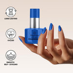 image, Fingertips Vivid Vibes Cerulean Blue UV Gel Polish (Shade 48) – Long-Lasting Soak-Off Gel Nail Color, 16ml