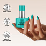 image, Fingertips Vivid Vibes Aqua Mint UV Gel Polish (Shade 49) – Long-Lasting Soak-Off Gel Nail Color, 16ml