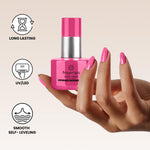 image, Fingertips Vivid Vibes Rose Pink UV Gel Polish (Shade 61) – Long-Lasting Soak-Off Gel Nail Color, 16ml