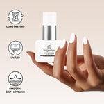 image, Fingertips Vivid Vibes Chalk White UV Gel Polish (Shade 91) – Long-Lasting Soak-Off Gel Nail Color, 16ml