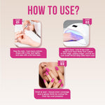 image, Fingertips Vivid Vibes Royal Rose UV Gel Polish (Shade 32) – Long-Lasting Soak-Off Gel Nail Color, 16ml