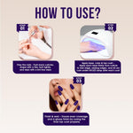 image, Fingertips Vivid Vibes Midnight Navy UV Gel Polish (Shade 34) – Long-Lasting Soak-Off Gel Nail Color, 16ml