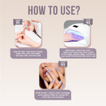 image, Fingertips Vivid Vibes Lavender Dust UV Gel Polish (Shade 37) – Long-Lasting Soak-Off Gel Nail Color, 16ml