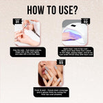 image, Fingertips Vivid Vibes Silver Foil UV Gel Polish (Shade 38) – Long-Lasting Soak-Off Gel Nail Color, 16ml