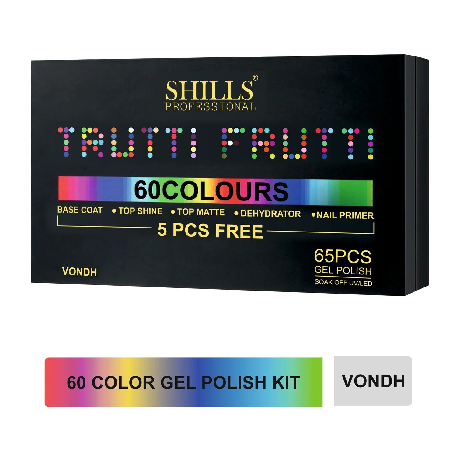 Shills Professional Gel Polish Kit 65 pcs ( Vondh )