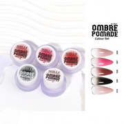 Shills Professional Ombre Pomade Colour Gel D02 – No Wipe Nail Art Gel 3g | Smooth Ombre Effect