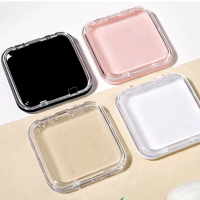 Sevyn Colors Compact Nail Art Storage Box – Square Organizer Case for Tips, Charms & Accessories ( Pack Of 5)