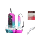 image, XSUV-711 Portable Electric Nail Drill Machine with 30W UV Lamp Base – 45,000 RPM Professional Nail Filing &amp; Gel Polish Remover Set