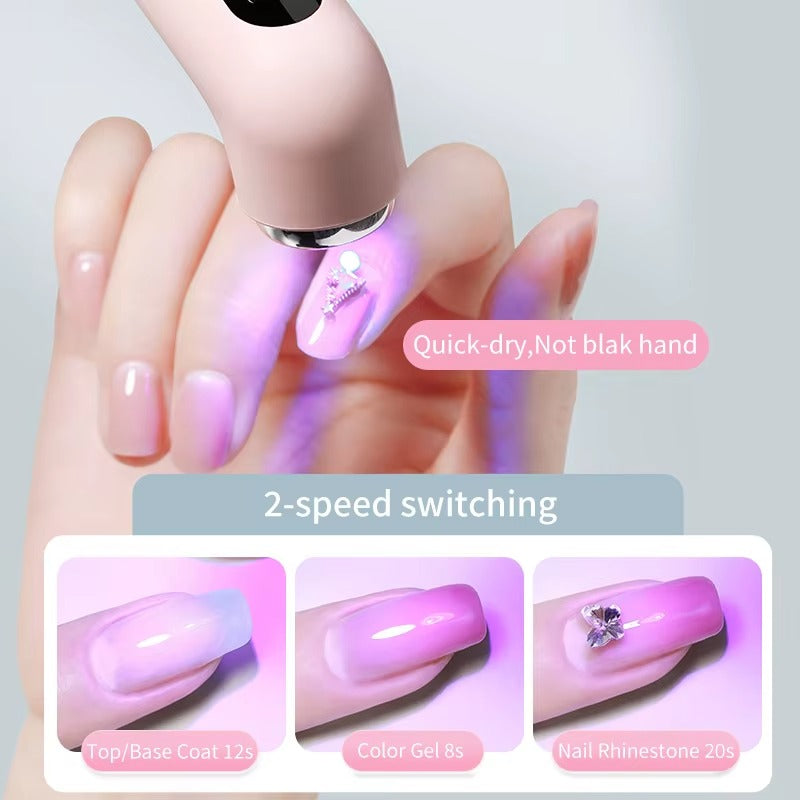 Sevyn Colors 2-in-1 Rechargeable Nail Drill Machine – Portable Electric File with LED Light & Digital Display