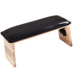 image, Sevyn Colors Adjustable Nail Art Hand Rest with Wooden Legs – Foldable Salon Armrest Cushion for Manicure Table &amp; UV Lamp Use
