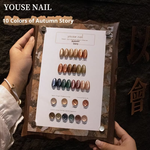 image, Youse Nail Autumn Story Cat Eye Gel Polish 15ml – 10 Color Set | Free Magnet &amp; Shade Card
