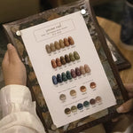 image, Youse Nail Autumn Story Cat Eye Gel Polish 15ml – 10 Color Set | Free Magnet &amp; Shade Card