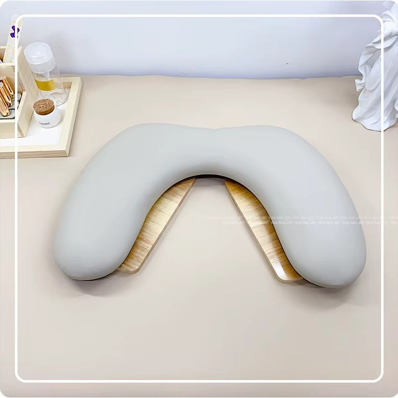 Sevyn Colors Folding Butterfly Hand Pillow | Ergonomic Nail Armrest with UV Lamp Space | Salon & Home Manicure Support