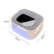 Sevyn Colors 168W SUN S20 2-in-1 LED UV Nail Lamp – Fast Drying, Wireless Professional Gel Nail Dryer