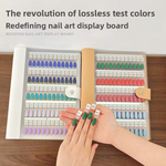 image, Sevyn Colors Magnetic Nail Art Display Book – Professional Gel Polish Swatch Organizer &amp; Nail Color Chart Album
