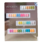 image, VENDEENI 18 Colors Gel Polish Set – 15ml Pastel Nail Gel Collection for Salon &amp; DIY Manicure
