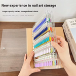 image, Sevyn Colors Magnetic Nail Art Display Book – Professional Gel Polish Swatch Organizer &amp; Nail Color Chart Album
