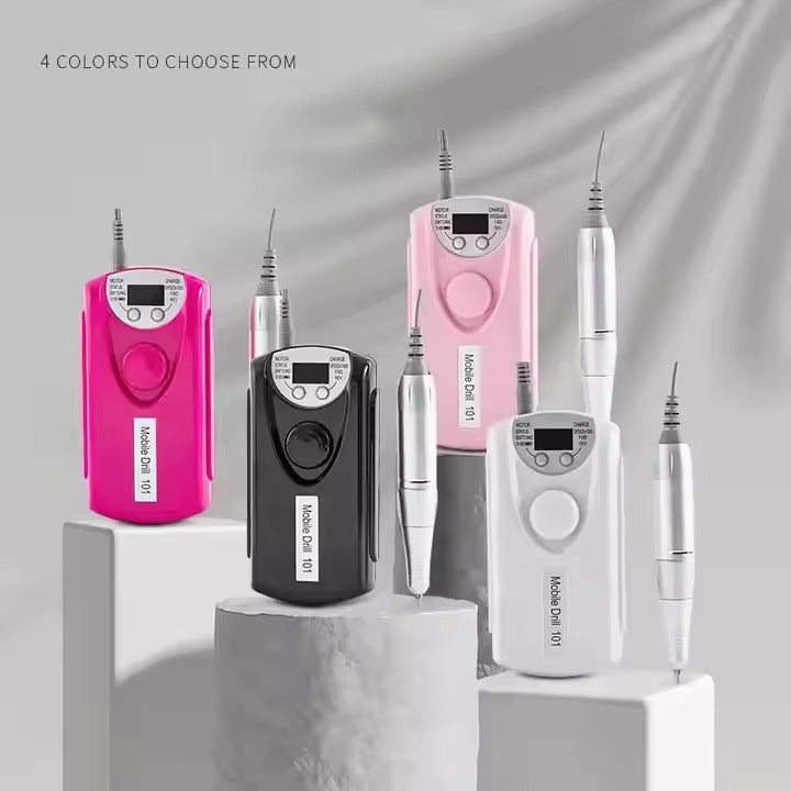 Sevyn Colors Professional Nail Drill Machine 45000RPM – 6 Bits, Low Noise, Portable E-File for Acrylic & Gel Nails