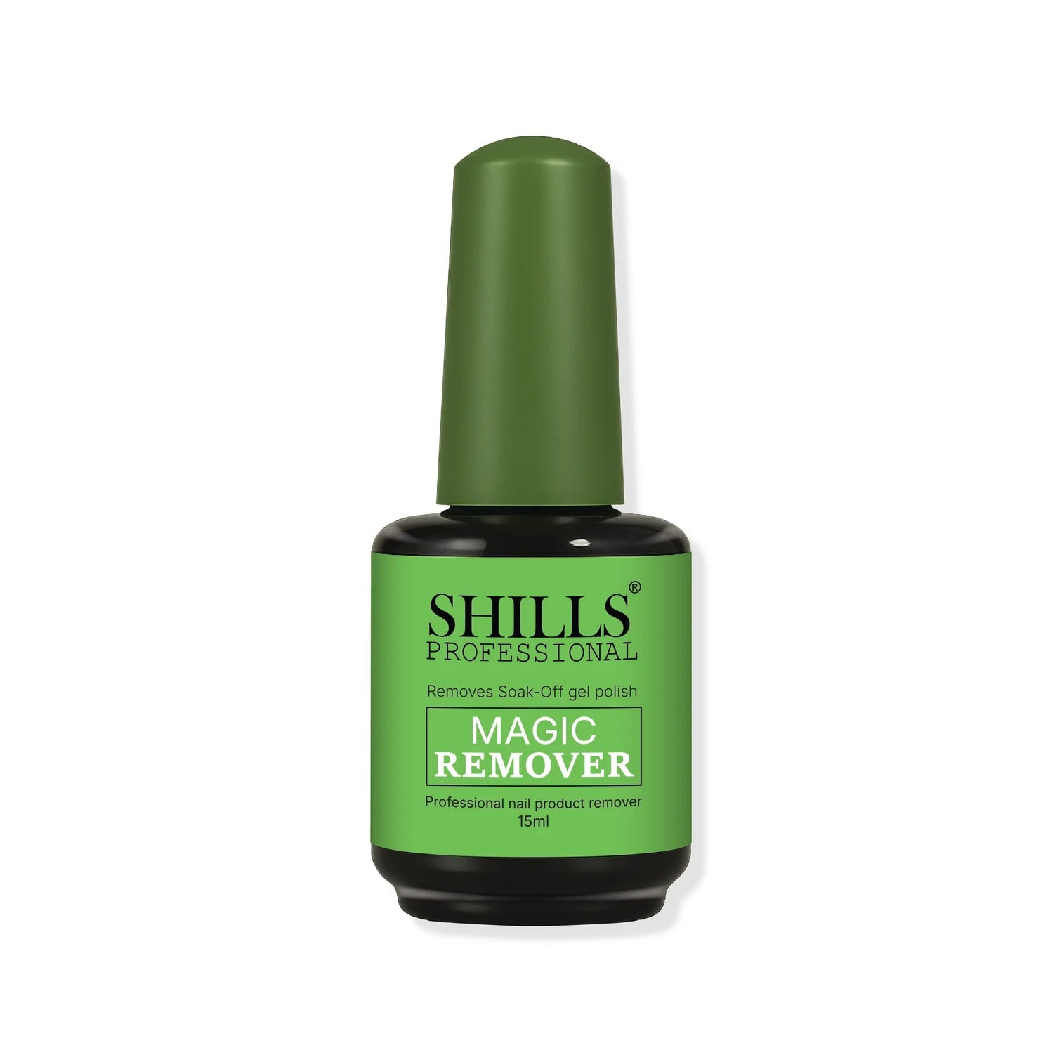 Shills Professional Magic Remover 15ml – Fast Gel Nail Polish Remover | Easy Soak-Off, Non-Toxic, Low Odor