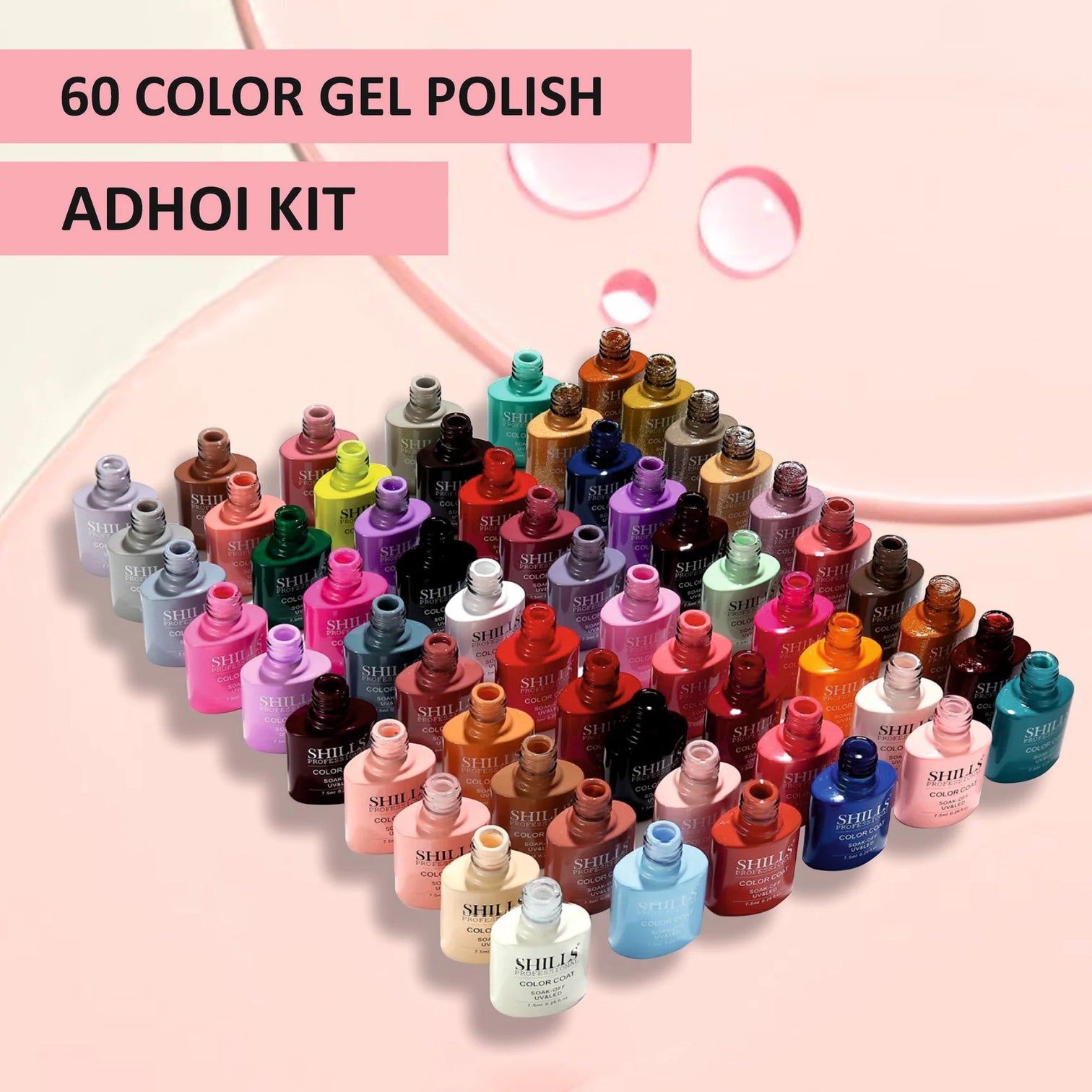 Shills Professional Gel Polish Kit 65 pcs ( Adhoi )