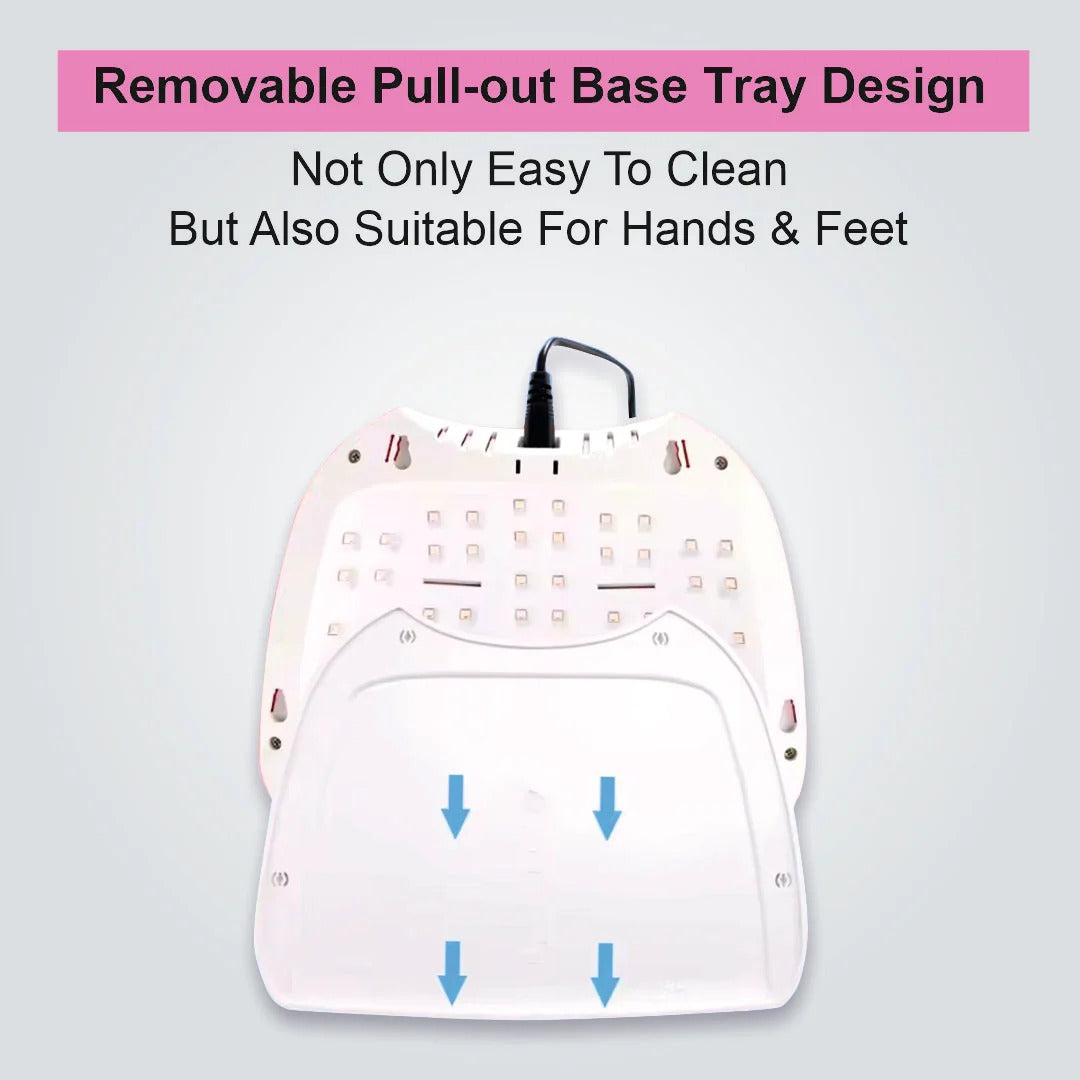 SHILLS PROFESSIONAL ADORED 180W UV/LED Nail Lamp – Fast Gel Polish Curing Light for Salon & Home Manicures