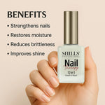 image, SHILLS Professional Nail Therapy 12-in-1 | Nail Growth &amp; Repair Strengthener | Moisture Restore &amp; Shine Booster – 15ml