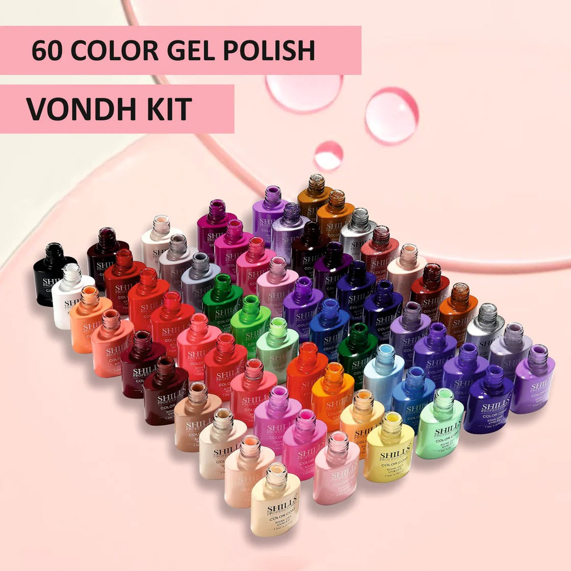 Shills Professional Gel Polish Kit 65 pcs ( Vondh )