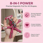 image, 8-in-1 Cat Eye Nail Magnet Tool – Multifunctional Magnetic Nail Art Tool for Cat Eye Gel Polish Designs