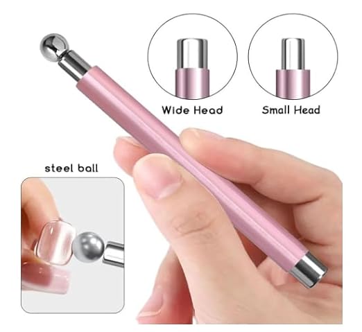 Double Head Cat Eye Nail Magnet Tool – Multifunctional Magnetic Pen for Cat Eye Gel Polish Nail Art