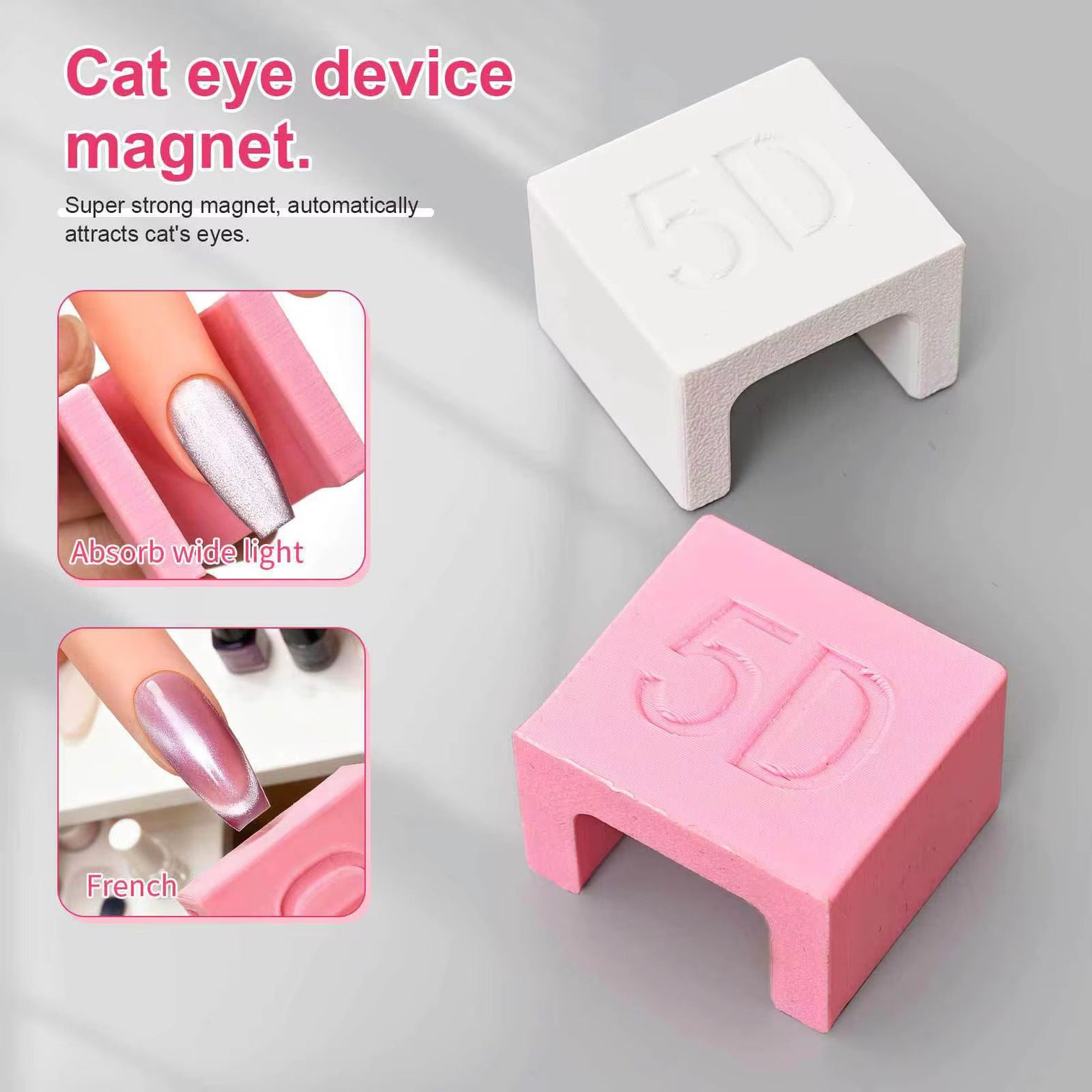 Sevyn Colors 5D Cat Eye Nail Magnet | Professional Magnetic Tool for Cat Eye Gel Polish & Nail Art Designs