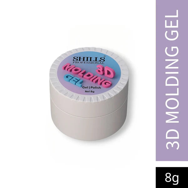 Shills Professional 3D Nail Art Molding Gel – High-Hold Sculpting Gel for Intricate Designs (8g)